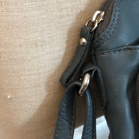 Blue Leather Crossbody - Picture 5 of 7